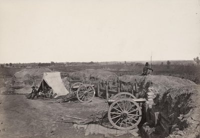 Ehemalige konföderierte Befestigungen vor Atlanta von George N. Barnard